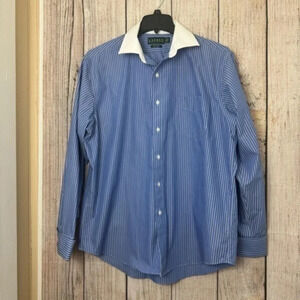 Lauren Ralph Lauren Mens button Up shirt size 16 1/2 (34-35)